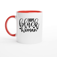 Product Dope Black Woman 01 Ceramic Mug with Color Inside