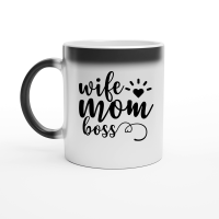 Product Wife Mom Boss 01 Magic Ceramic Mug
