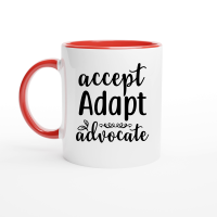 Product Accept Adapt Advocate 01 Ceramic Mug with Color Inside