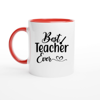 Product Best Teacher Ever 01 Ceramic Mug with Color Inside