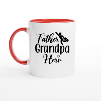 Product Father Grandpa Hero 01 Ceramic Mug with Color Inside