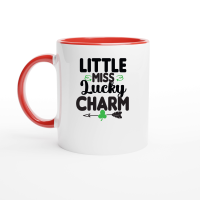 Product little miss lucky charm SVG Design 01 Ceramic Mug with Color Inside