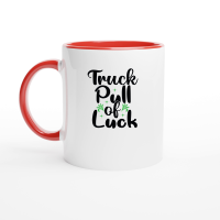 Product Truck Pull of Luck SVG Cut File 01 Ceramic Mug with Color Inside