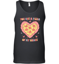 Product Retro Valentine Pizza  Sublimation Unisex Tank Top