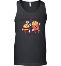 Product Valentine Burger and Fries Sublimation2 Unisex Tank Top