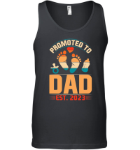Product Promoted to Dad Est 2023 Unisex Tank Top