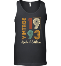 Product Vintage 1993 Limited Edition Birthday Unisex Tank Top
