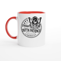 Product Straight Outta Patience Ceramic Mug with Color Inside