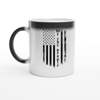 Product We the People Patriotic Flag  2 Magic Ceramic Mug