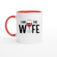 Product Funny Couples Shirts Wife Ceramic Mug with Color Inside