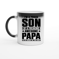 Product I Am a Proud Son Of a Freaking Awesome Papa Magic Ceramic Mug