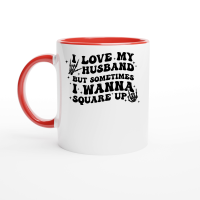 Product I Love My Husband 2 Ceramic Mug with Color Inside