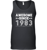 Product Awesome Since 1983 Birthday Unisex Tank Top