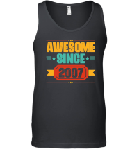 Product Awesome Since 2007 Birthday Unisex Tank Top