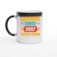 Product Awesome Since 2007 Limited Edition Magic Ceramic Mug