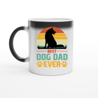 Product Best Dog Dad Ever Magic Ceramic Mug