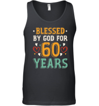 Product Blessed By God For 60 Years Birthday Unisex Tank Top