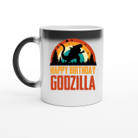 Product Happy Birthday Godzilla Birthday Magic Ceramic Mug