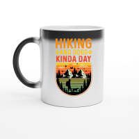 Product Hiking and Dogs Kinda Day Magic Ceramic Mug