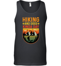 Product Hiking and Dogs Kinda Day Unisex Tank Top