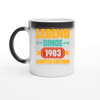 Product Legend Since 1983 Limited Edition Birthday Magic Ceramic Mug