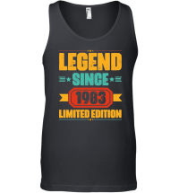 Product Legend Since 1983 Limited Edition Birthday Unisex Tank Top