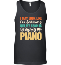 Product My Brain Is Playing PIANO Unisex Tank Top