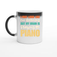 Product My Brain Is Playing PIANO Magic Ceramic Mug