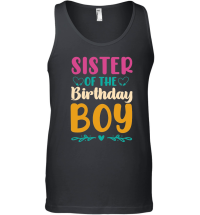 Product Sister Of The Birthday Boy Unisex Tank Top