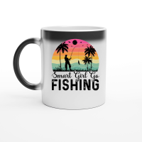 Product Smart Girl Go Fishing Magic Ceramic Mug