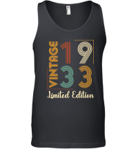 Product Vintage 1933 Limited Edition Birthday Unisex Tank Top