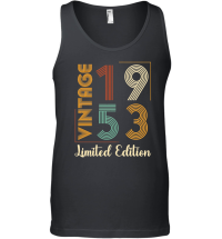 Product Vintage 1953 Limited Edition Birthday Unisex Tank Top