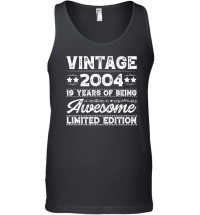 Product Vintage 2004 Being Awesome Limited Edition Birthday Unisex Tank Top