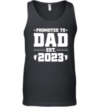 Product Promoted to Dad Est 2023 Unisex Tank Top