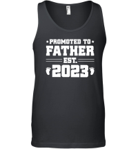 Product Promoted to Father Est 2023 Unisex Tank Top