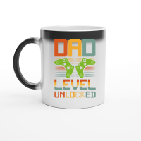 Product Dad Level Unlocked Gamer Dad Magic Ceramic Mug