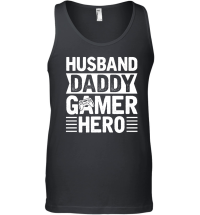 Product Husband Daddy Gamer Hero Unisex Tank Top