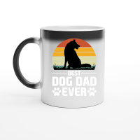 Product Best Dog Dad Ever Magic Ceramic Mug