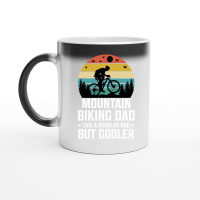 Product Mountain Biking Dad Like a Regular Dad But Cooler Magic Ceramic Mug