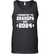 Product Promoted to Grandpa Est 2024 Unisex Tank Top
