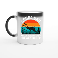 Product Scuba Dad Like A Regular Dad But way Cooler Magic Ceramic Mug