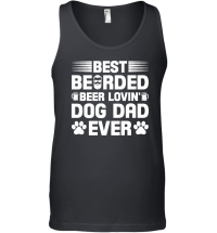 Product Best Bearded Beer Lovin' Dog Dad Ever Unisex Tank Top