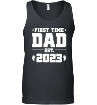 Product First Time Dad Est 2023 Unisex Tank Top