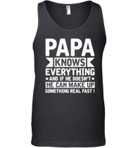Product Papa Knows Everything Unisex Tank Top