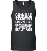 Product Grandad Know Everything Grandpa Unisex Tank Top