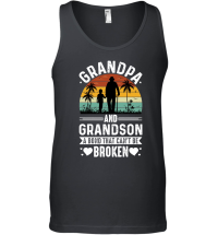 Product Grandpa And Grandson A Bond That Can't be Broken Unisex Tank Top
