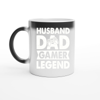 Product Husband Dad Gamer Legend Magic Ceramic Mug