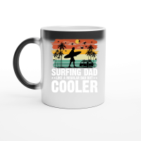Product Surfing Dad Like A Regular Dad But Cooler Magic Ceramic Mug