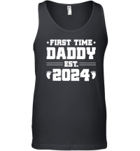 Product First Time Daddy Est 2024 Unisex Tank Top