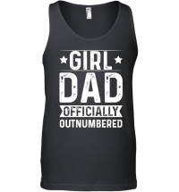 Product Girl Dad Officially Outnumbered Unisex Tank Top
